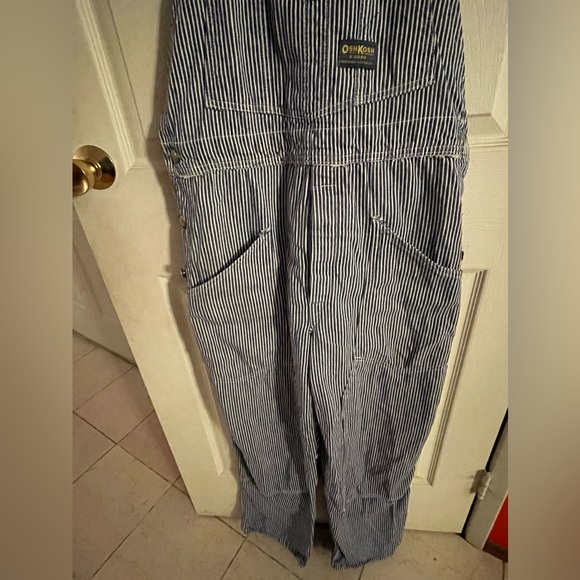 Oshkosh overall bib hickory Union made vintage men’s size...